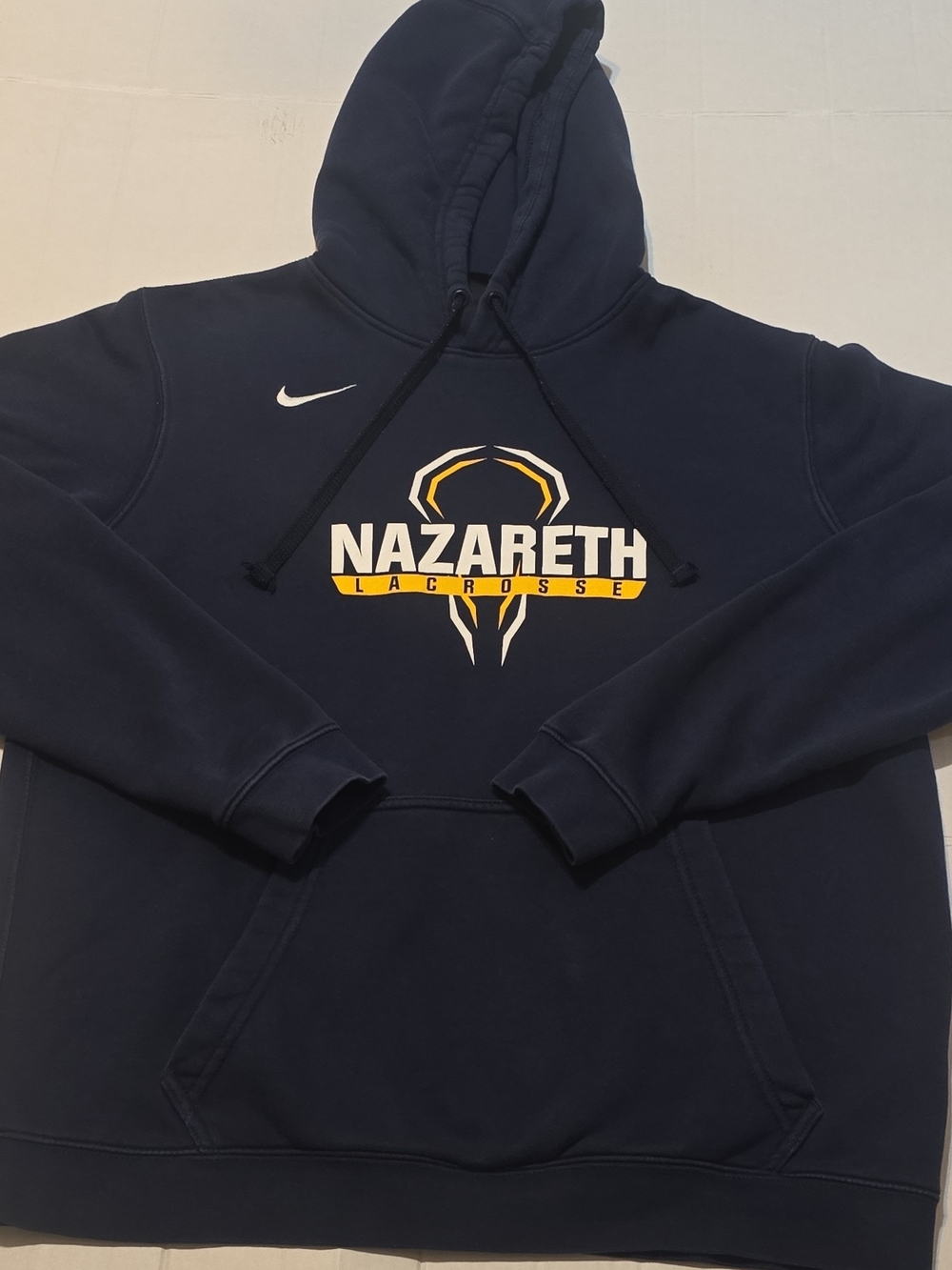Nike Nazareth Lacrosse Men's Navy Pullover Hoodie